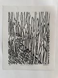 "Birch Forest Myth" — Linocut by Jillian Kron, Signed Edition of 20