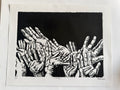 "Lifeline" — Linocut by Jillian Kron, Signed Edition of 20